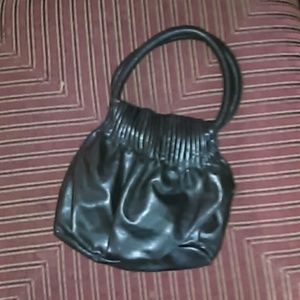 Small black handbag